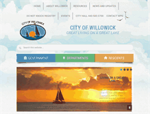 Tablet Screenshot of cityofwillowick.com